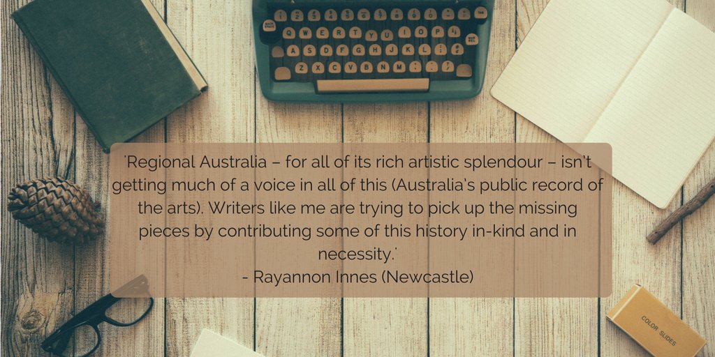 SOTA_au's tweet photo. Australia needs more cultural crusaders like Rayannon. Here's an open letter from our co-founder, Natalie. https://t.co/Hc6ZgJg5eb
4 Days to support local writers with our campaign on @StartSomeGood #cultureiseverywhere #westernsydney #art #writerslife https://t.co/kBCRg5t5Rs