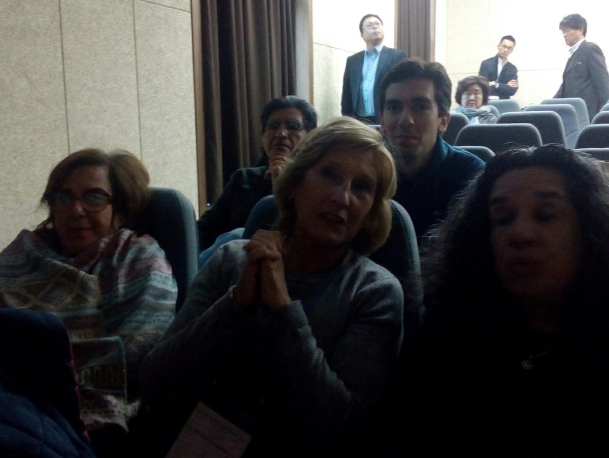 AHLiST_Congress's tweet photo. About to begin the closing ceremony in #BusanUniversity , showing next destiny #Madrid.
#SouthKorea
#AHLiST2017 https://t.co/s7nRQAlAdK