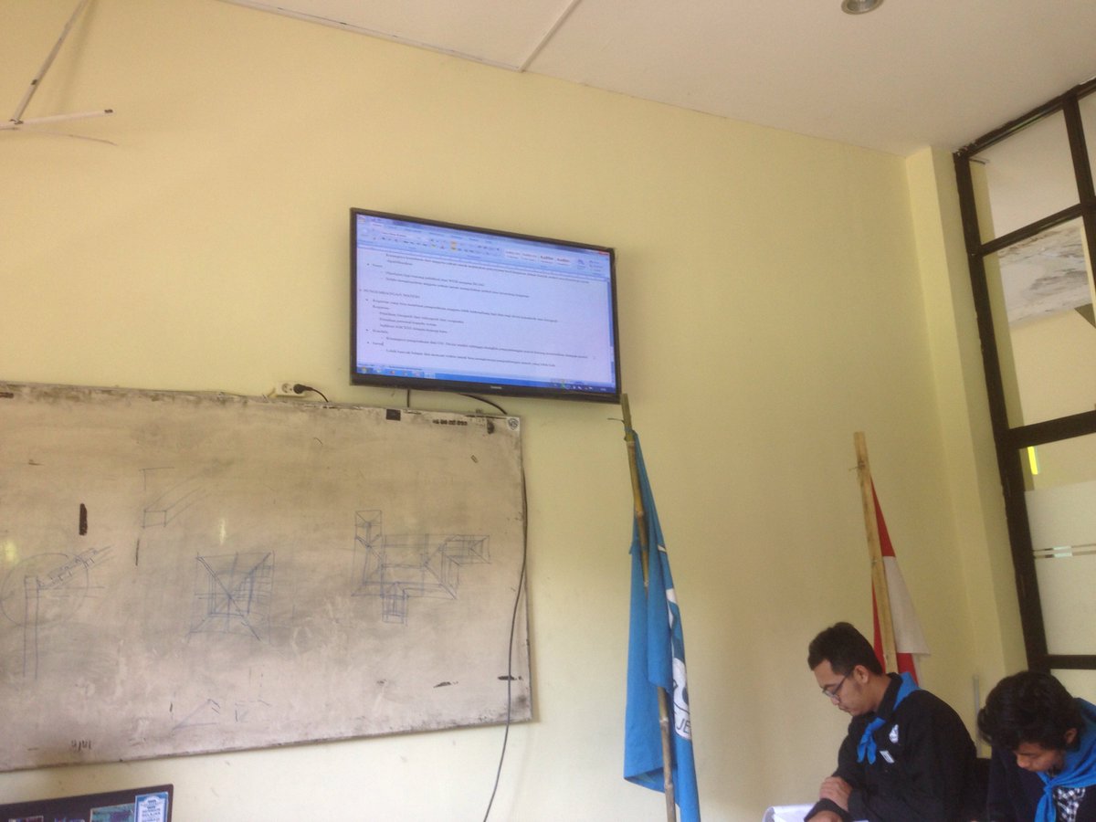 selamat pagi, kita lagi kegiatan pergantian pengurus nihh.