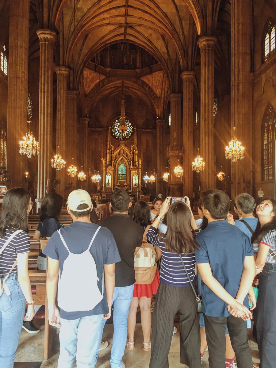 ASAPHILUP's tweet photo. Now happening: San Sebastian Church Tour!
#FieldTrip #ASAPHILMonth2017 https://t.co/nmoINQrTtF