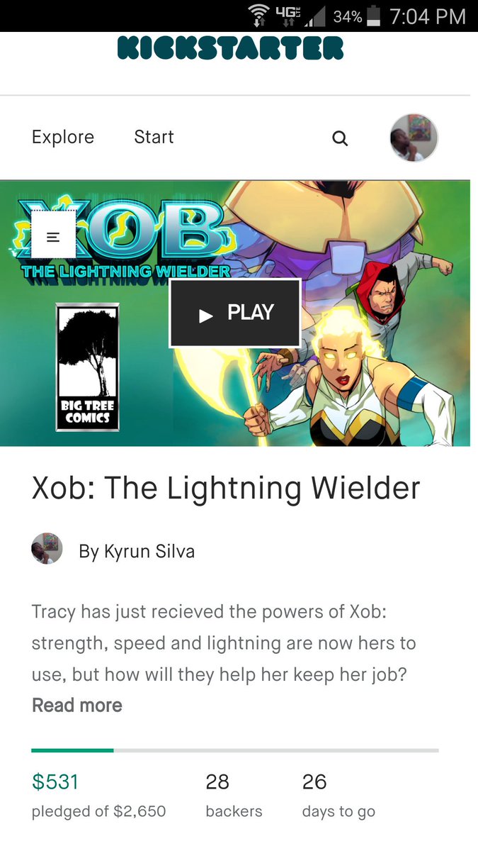 kyrun49's tweet photo. 28 backers currently. Can we get 30 by end of the night?
#BigTreeComics #xob #kickstarter #kickstartercampaign #hmong #lightning #crowdfunding #indycomics #bigtreeama #comics #comicbooks #wakeupanddraw #makingcomics #indiebookblast #kindle #amazon #comixology #followforfollow https://t.co/dHVKXzxe0D
