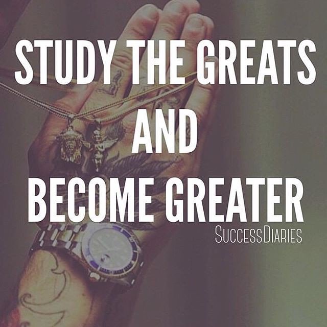 Reposting @will_hill27:
Successful people leave clues all you have to do is study the blueprint|lets end this week strong! #begreat