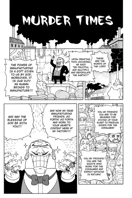 "MURDER TIMES"  
#manga #comic #webcomic #moderntimes 