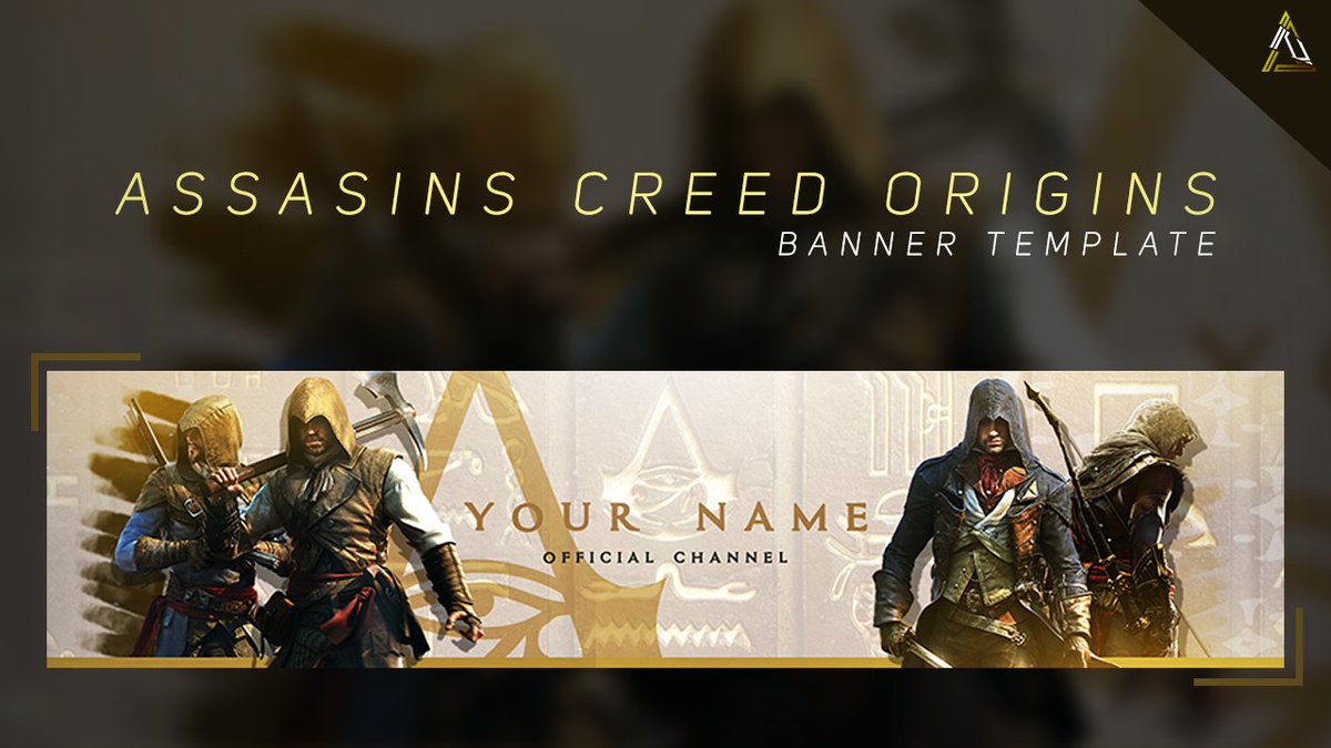 Anaster4's tweet image. Assassins Creed YouTube Banner Template
HD Link: imgur.com/Dh8tYmE
Download: gestyy.com/weUnjw
Speed Art: youtu.be/e1Qk-OTukds