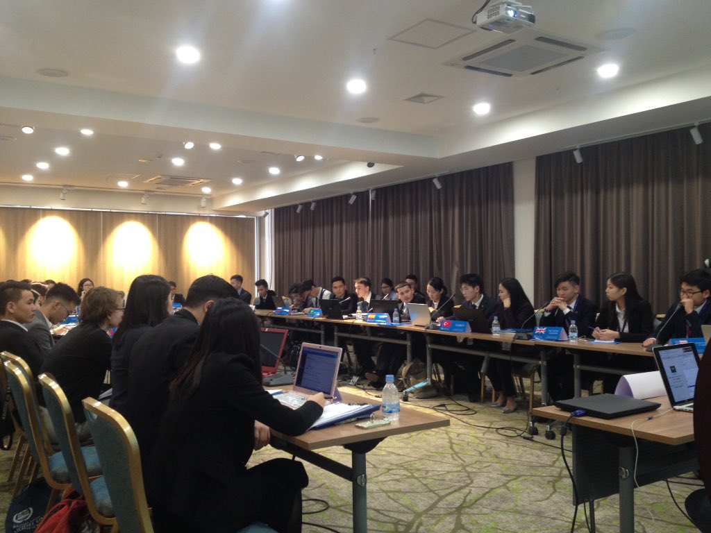 unyapmongolia's tweet photo. The Committee of Social and Human Sciences is officially started
Recent topic of discussion: Freedom of press #MUM2017 #UNESCO4Youth #UNYAPmn https://t.co/ahayiDWPps