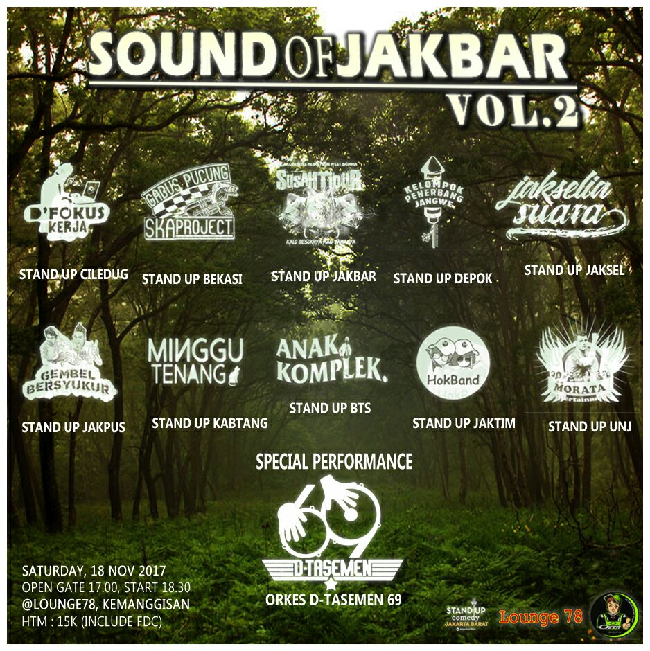 Ntar malem menggitari <a href="/OrkesDTS69/">Orkes D-Tasemen 69</a> di #SoundOfJakbar !! Yuk ah mantemaaannn. Malmingan di ibu kota. 🤘🤘🤘🤘