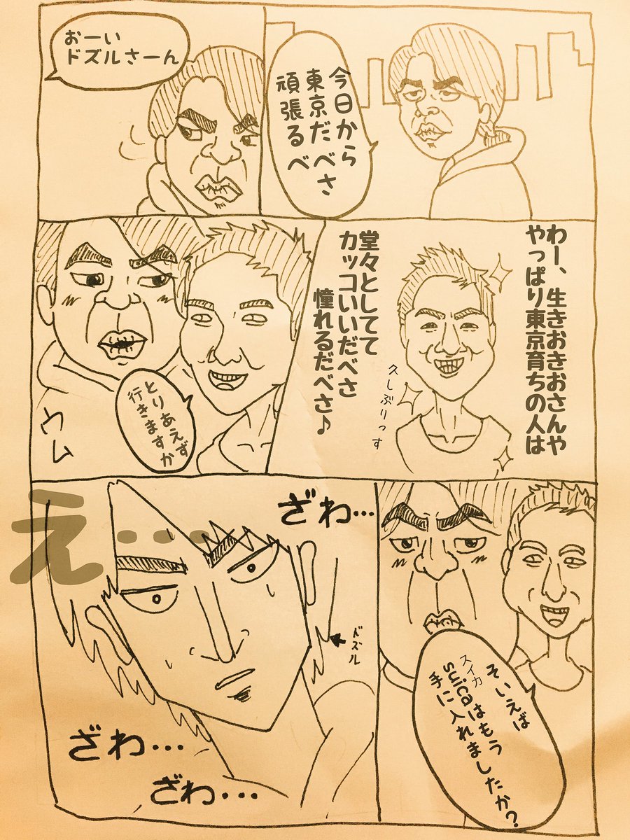 ドズルの上京物語。
ドズキオの私生活を漫画にしました。 