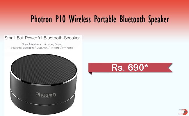 photron p10 wireless 3w portable bluetooth speaker