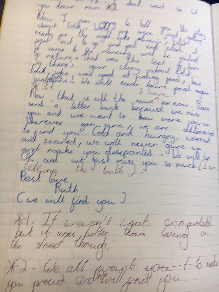 Wfieldyr5's tweet photo. Fantastic writing Lily ✍🏼#WfieldEnglish #WFGoodWork https://t.co/l9ncc6aKEA