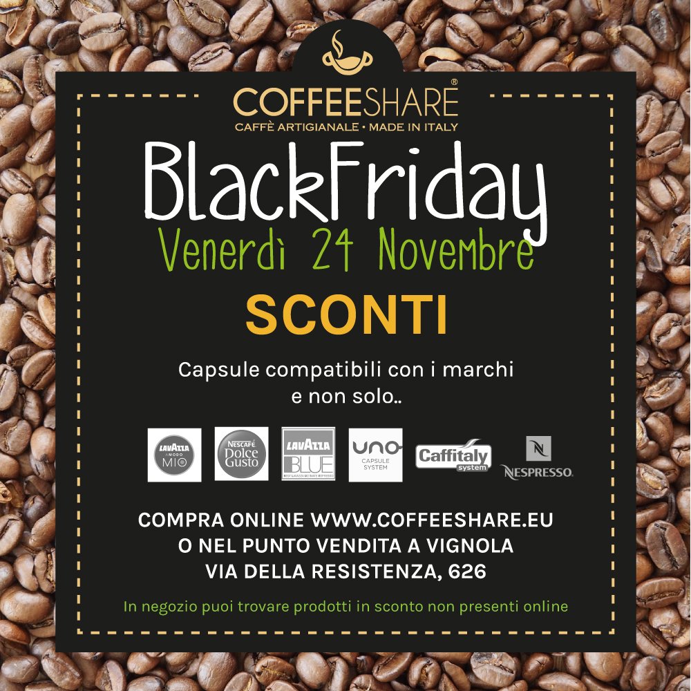 Coffeeshare_it's tweet photo. https://t.co/ZtYnSKjMX8☕️☕️
#BlackFriday2017 #coffeeshare #24novembre #caffè https://t.co/U5GY23PcRP