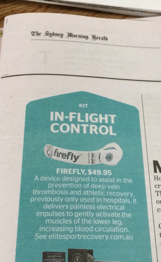 Getting the word out there of the benefits of Firefly for safe and comfortable travel #travelsafe #fresharrival #nomoreheavylegs