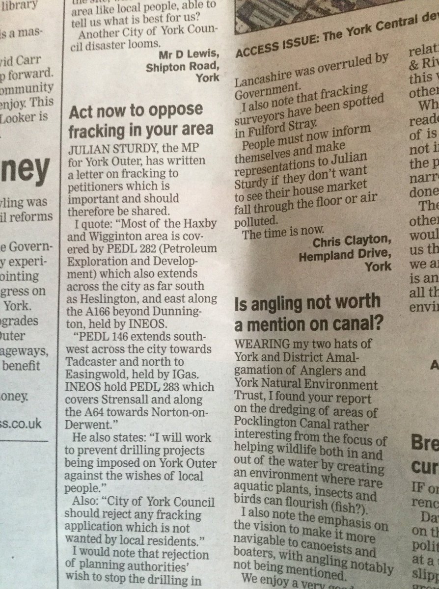 dinahkeal's tweet photo. @kevinhollinrake looks increasingly isolated as @Juliansturdy backs residents against fracking  @frackfreeunited https://t.co/d7NXAkUhBT