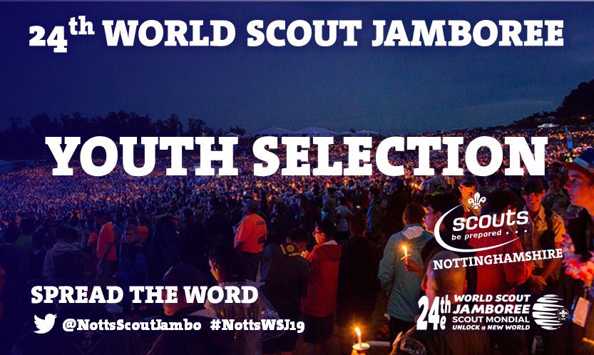 Sending positive vibes to all of the <a href="/Scouts/">Scouts</a> from #Broxtowe #CityofNottingham &amp; #Bassetlaw attending #NottsWSJ19 selection events this w/end!! Have a great 24 hours, do your best and enjoy!
