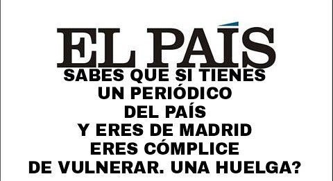 martabarce's tweet photo. Si @comitepressprin, la planta de impresión de @el_pais @CincoDiascom @diarioas estaba vacía ayer, como es posible que hoy haya periódicos en el quiosco??? Respeto al derecho go Constitucional de huelga #NoEsPaisParaCebrianes https://t.co/mW8CG4GNQ5