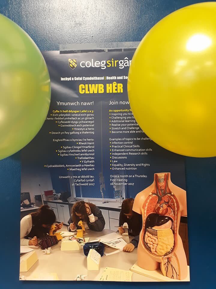 helenlloydragg's tweet photo. Challenging our learners @CSG_HSC #tobeexcellent
Herio myfyrwyr iechyd a gofal gydaβn clwb newydd sbon @CSGGraigDoc https://t.co/nFZr9HKXTo