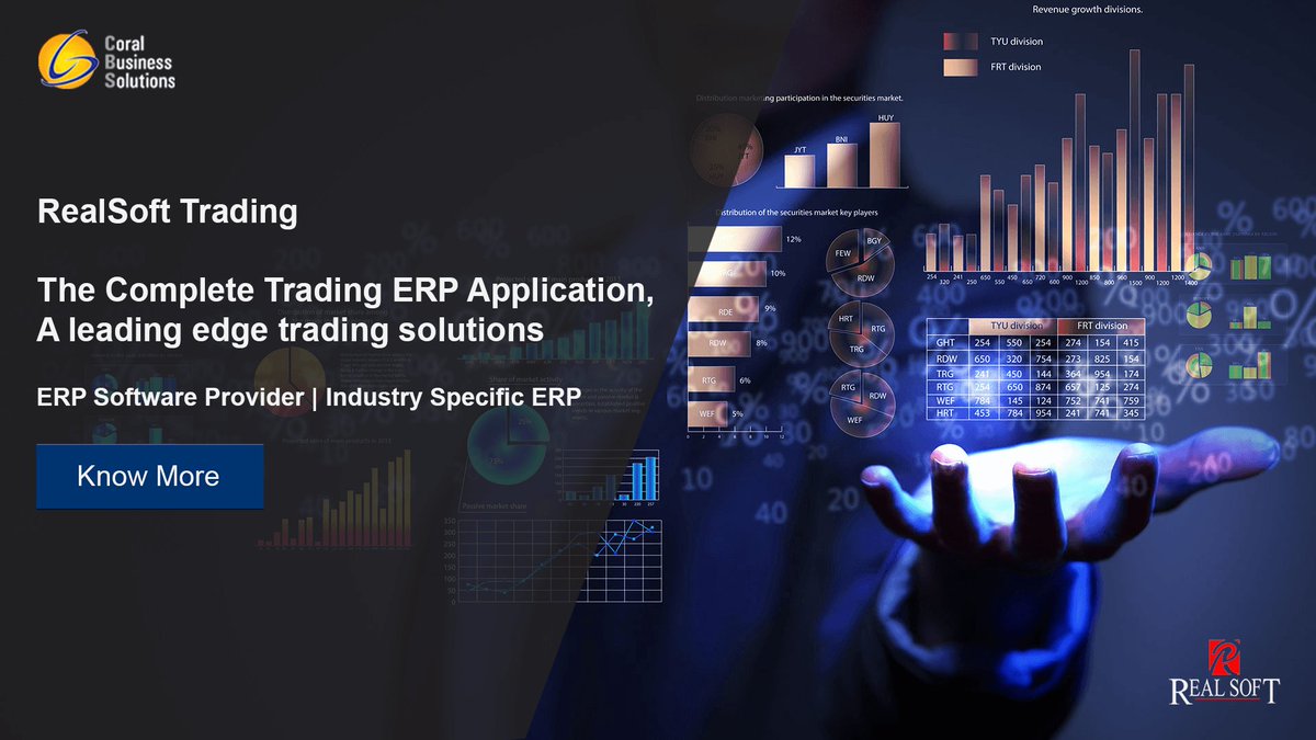 coralbusiness's tweet photo. RealSoft #ERP - Complete #trading #solution #dubai #uae
#RealsoftERP #tradingerp #tradingsoftware #erpprovider #coralbusinesssolutions #erpdubai #erpuae #erpsoftware #softwaresolution #tradingindustry #vaterp #erpgcc #erpsolution #vat
Visit: https://t.co/odWBmkUlTe https://t.co/BvdPywlgTI