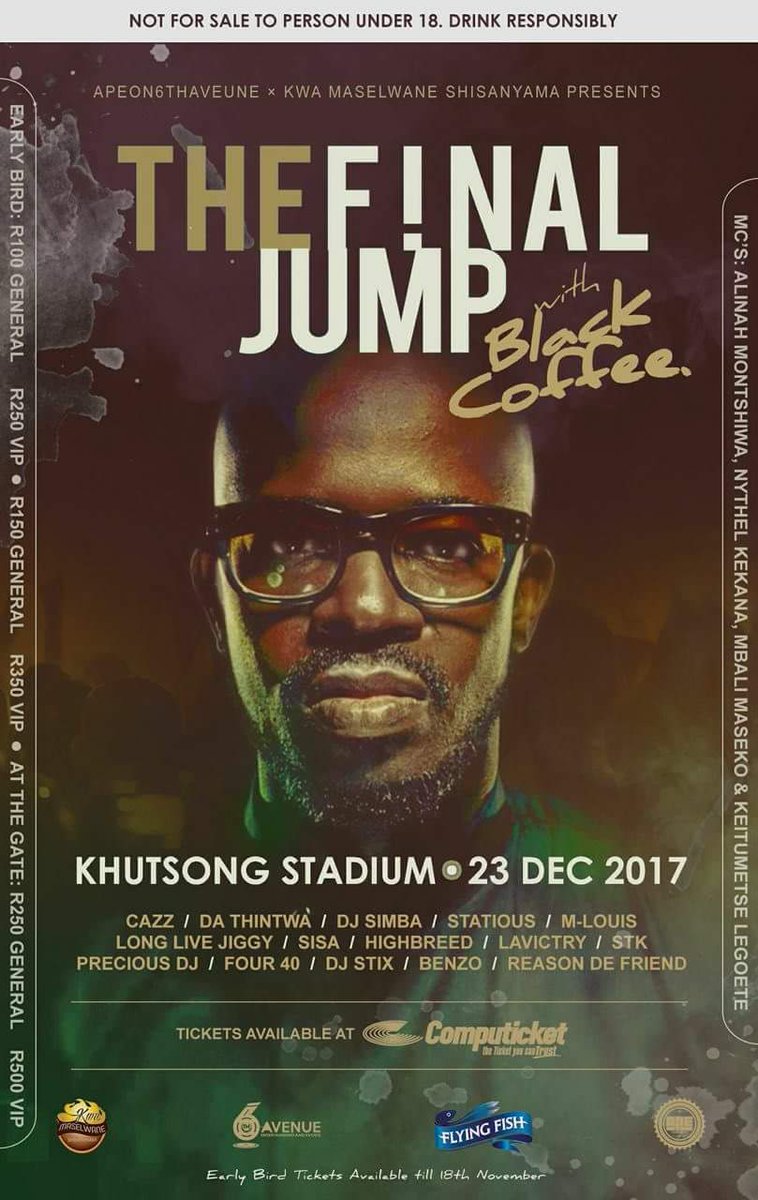 Lxrd_Tytan's tweet photo. @RealBlackCoffee please confirm groetes
#FinalJump https://t.co/7ms69mNZ75