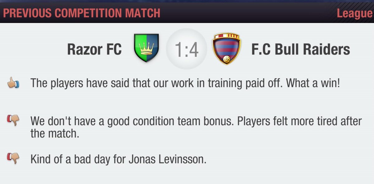 FCBullRaiders's tweet photo. Another win and we've won 5 games in a row on LEAGUE 💪.Will we finish this season undefeated ?
#mightybulls https://t.co/vVhJVd9eE6