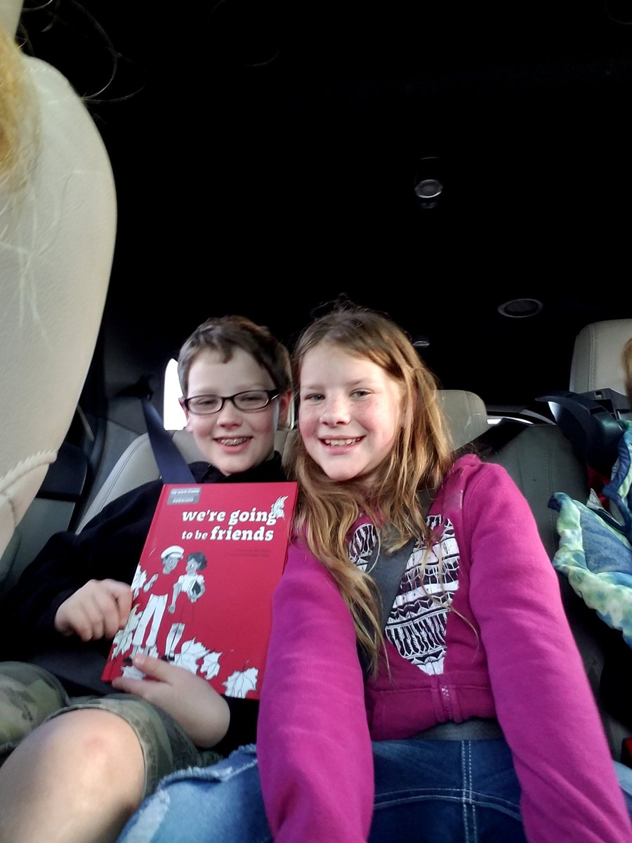 fragglegrl's tweet photo. Got  #weregoingtobefriends. Woodstation singers in the car 24/7! Thx @thirdmanbooks and Jack White for including their song.  So proud! https://t.co/eGWrx0pe8l