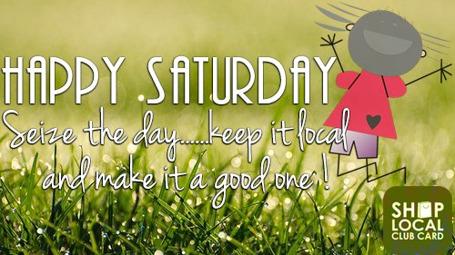 LoyaltyHubApp's tweet photo. Hello Saturday! We will skip the chains this weekend &amp; #ShopLocal to keep OUR money working FOR US https://t.co/YmB732nJqi