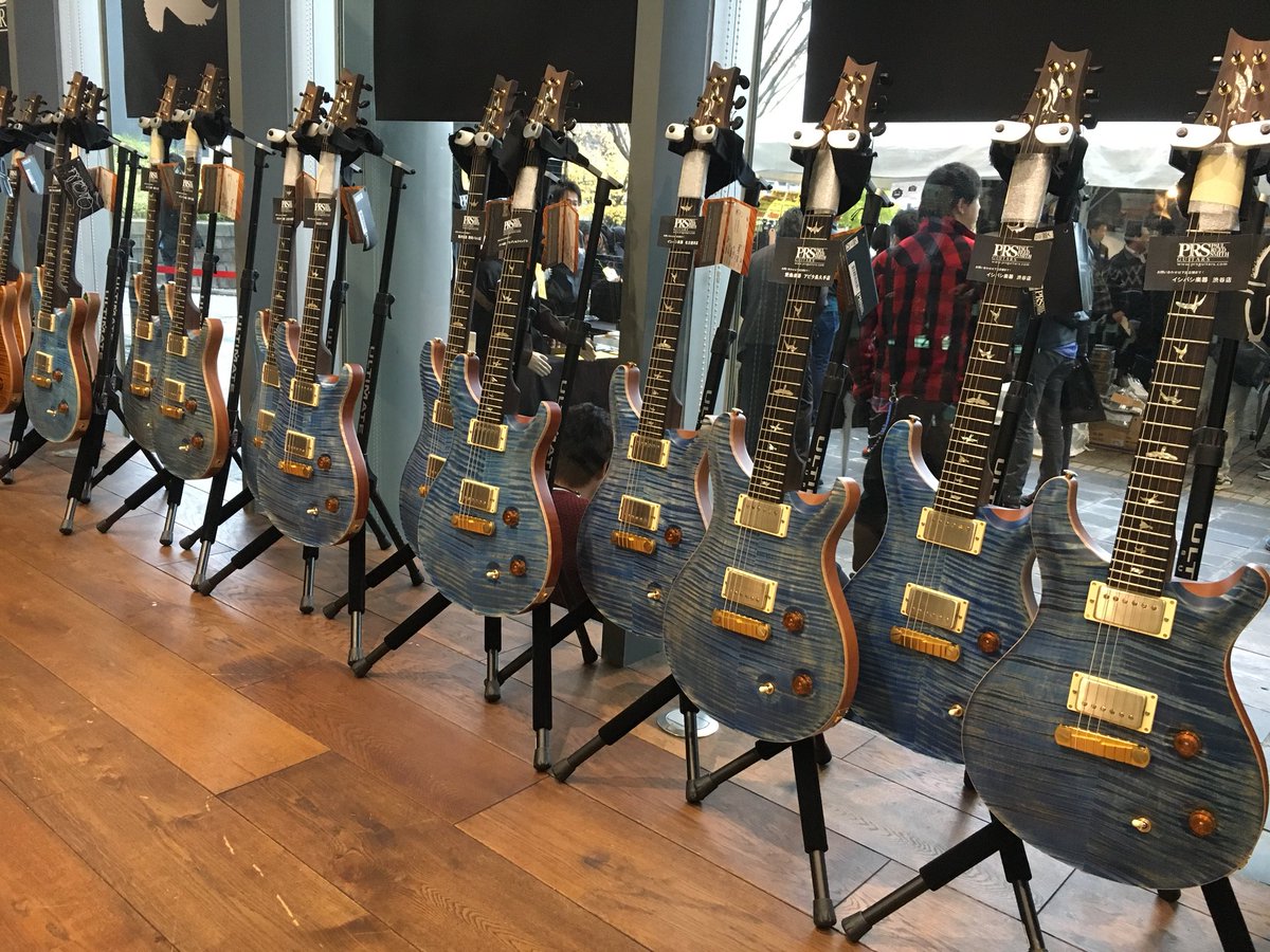 young_guitar's tweet photo. EXPERIENCE PRS in JAPAN、本日開催中! ショウルームには珠玉のモデルがズラリ‼︎ #prsexperience https://t.co/2IoIiNEgkl