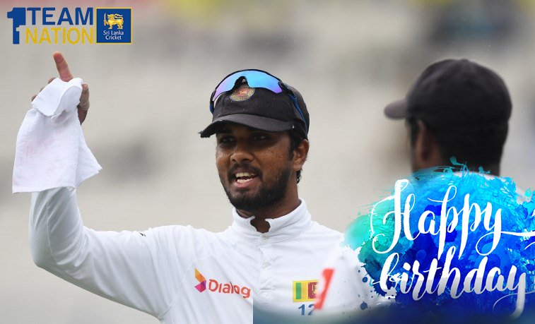 Happy Birthday to our Test skipper Dinesh Chandimal! 