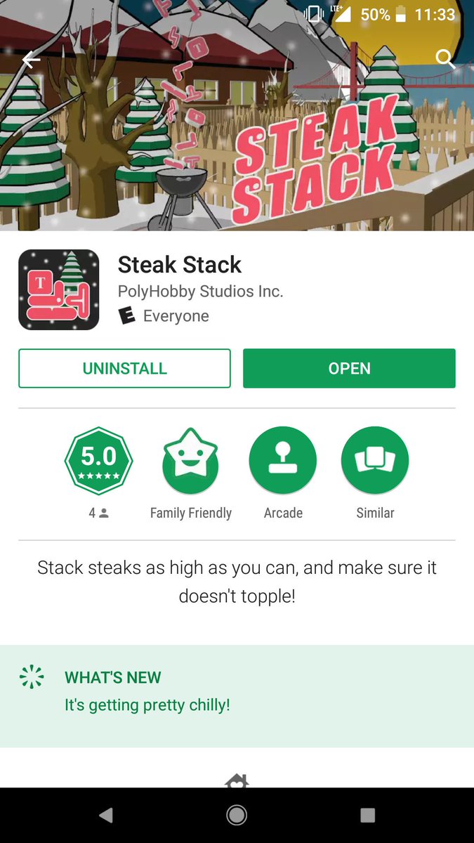 polyhobby's tweet photo. The new #SteakStack update is out! #gamedev #indiedev #indiegame https://t.co/G5oP3bLjiY