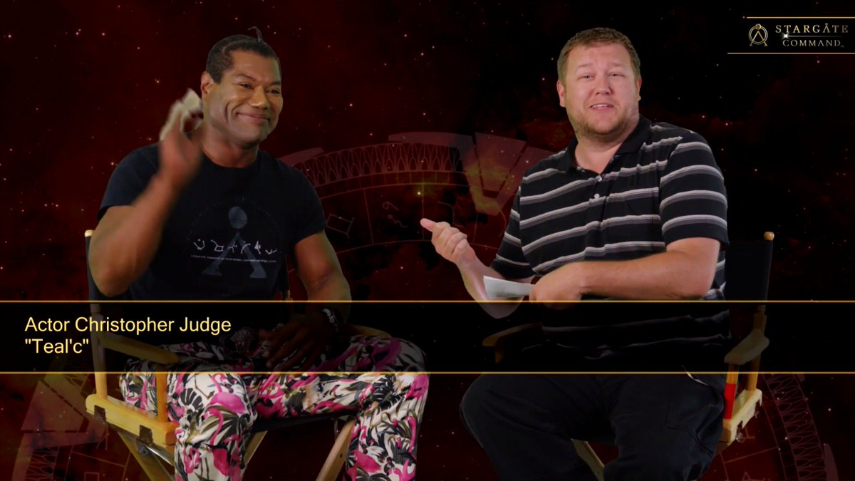 atlantistvru's tweet photo. #DialingHome -#episode №1: an #interview with #Stargate #SG1 #ChristopherJudge (@IamChrisJudge), part 1. https://t.co/tbLCQ7ihVO #StargateSG1 #SG #ChrisJudge #Tealc #Jaffa #Sholva https://t.co/PGA9zuggD4