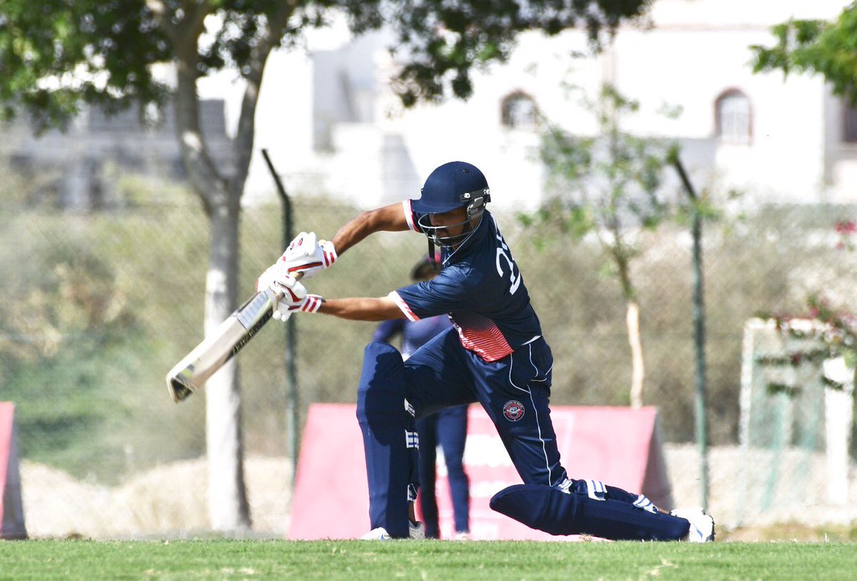 OC_R2G's tweet photo. Passage to India batting well on 91 runs for the loss of one wicket. https://t.co/lv92uXxAR0