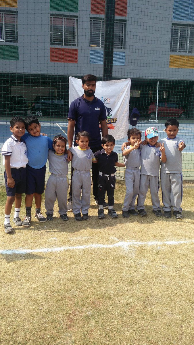 ShapeSportIndia's tweet photo. The #SHAPESuperCup Live in action at Kothari International School. https://t.co/1BEporMOnt
