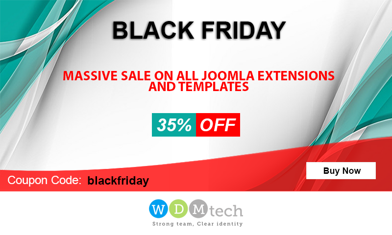wdmtechnologies's tweet photo. Massive #Sales on Black Friday & Cyber Monday at #WDMtech #Joomla #Store
https://t.co/31qgtkBeT6
#Joomla #Extensions #Premium #Template #responsive #discount #website #webdesign #blackfriday #vData #vQuiz #vDesigner
#vRestaurant #vChart #vMap #vBizz #vReview #WDMtech #components https://t.co/5z6rrnsEXv