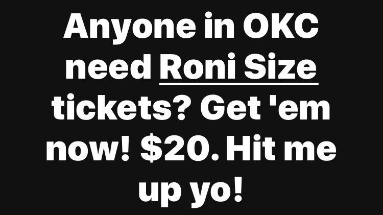 DJKRISPE's tweet photo. Who needs tickets? #dnb #drumnbass #drumandbass #okraves #okravefam #405dnb #okdnb #okedm #oklahomaedm #oklahomaravers #oklahomaravefam https://t.co/2G3pTMPS4u