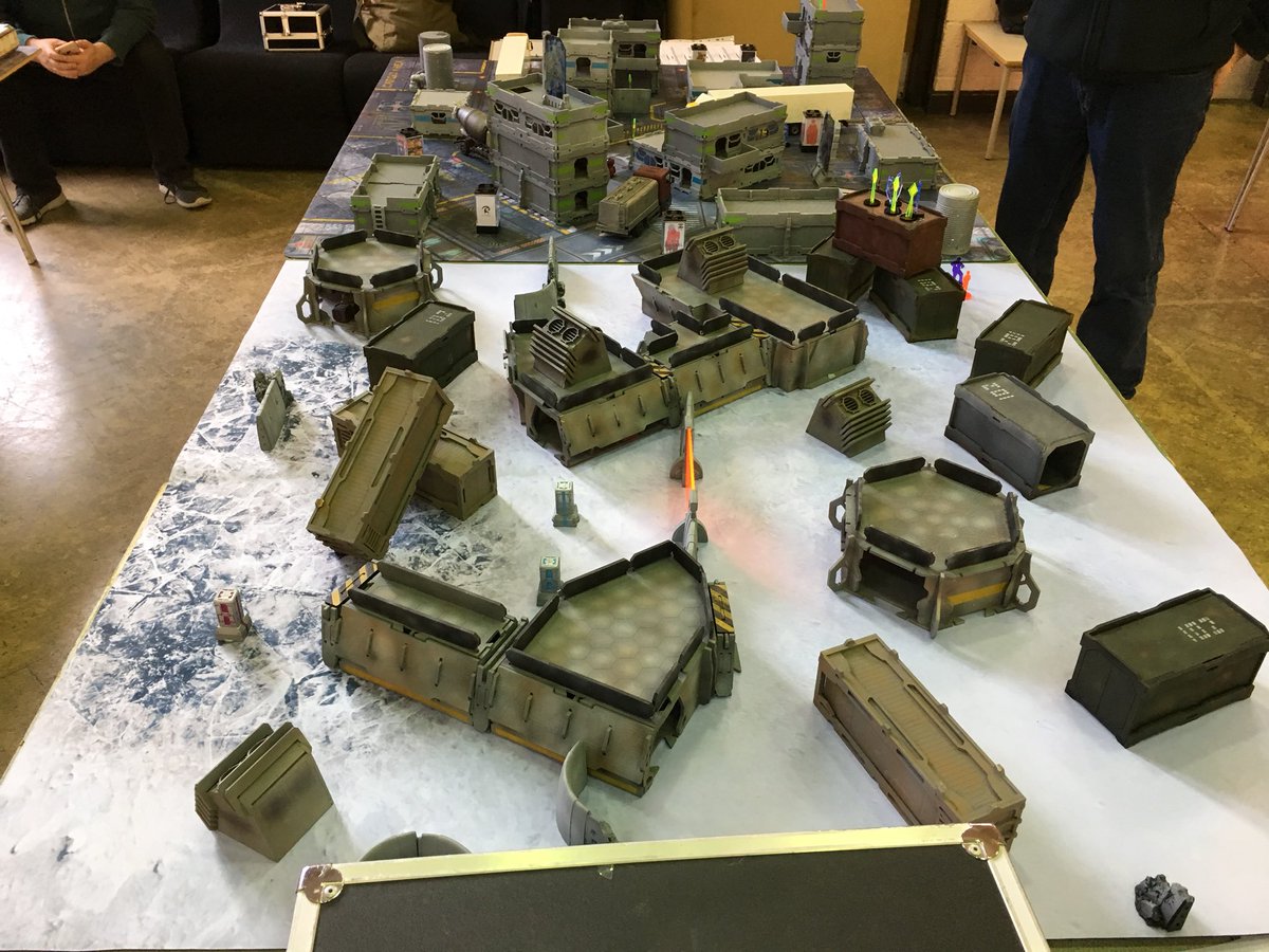 LeodisGames's tweet photo. Some tables set up for the #NorthernOpen #Infinity https://t.co/YaeWBDtwKw