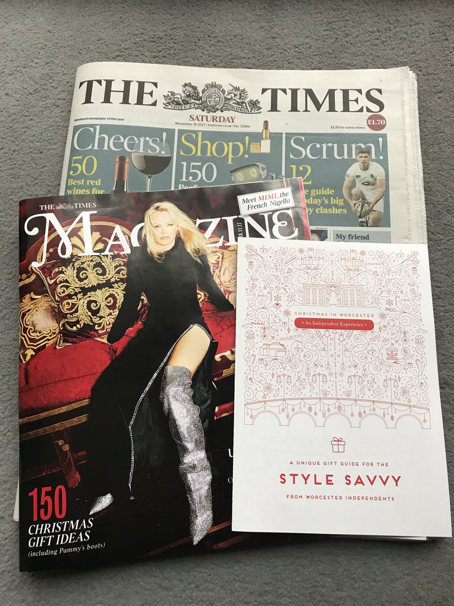 WorcesterBID's tweet photo. Have a look at the fab @ChristmasInWorc gift insert in @thetimes today! #WorcestershireHour #SmallBizSat #keepitlocal https://t.co/HkLM0ZfD5z