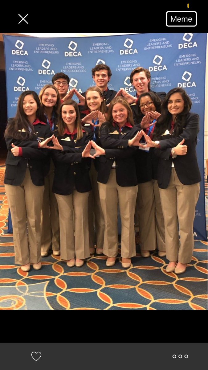 VirginiaDECA's tweet photo. Best professional attire ππ π including our first pic of being elected into office πΆπΉπΆ Day 17 of #DECAMonth #DECASLC #DECAPowerTrip #snazzy https://t.co/JucWyywC6z
