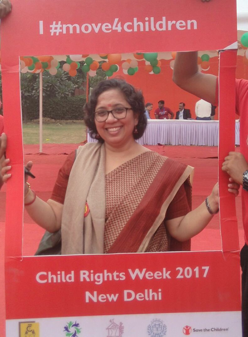 pragyavats's tweet image. Ms Ashtha Saxena Khatwani, Joint Secretary @MinistryWCD joins #Move4Children this children’s week. Every voice counts. Join now!
Take a photo, say ‘I #Move4Children’ and post on your social media platforms. @NCPCR_