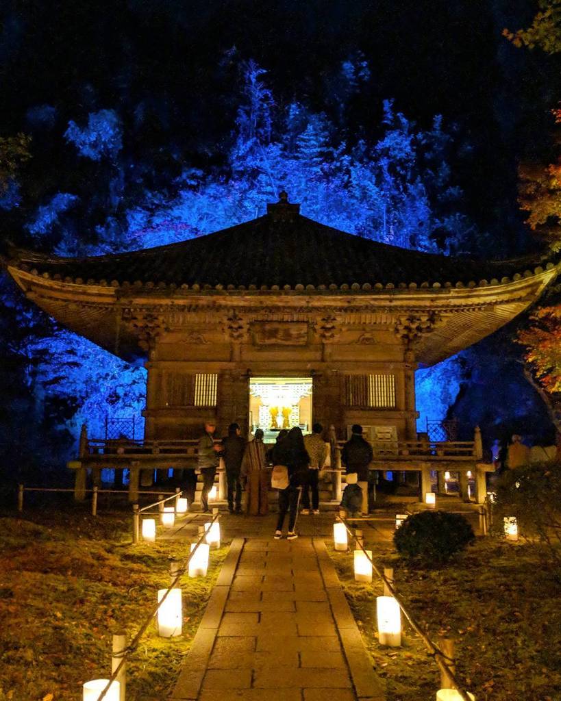 Snubs's tweet photo. Entsuin in Matsushima Bay near Sendai. The fall foliage light up is ending this week I believe. We were lucky enough to catch it while it was still happening! ¥500 to get in (if I remember correctly haha). .
.
#entsuin #entsuintemple #fallfoliage #templ… https://t.co/MWI1PmRRzg https://t.co/Soh6uQMB02