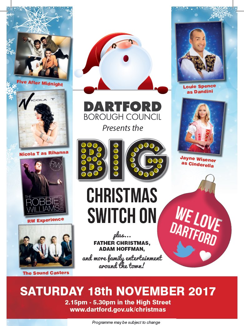 Setting up for #chrismas Light switch on #Dartford <a href="/5AfterMidnight/">5AM</a> <a href="/tomvaughano/">Tom Vaughan</a> @TheSoundcasters <a href="/louiespence/">Louie Spence</a> <a href="/OrchardTheatre/">Orchard Theatre</a> #celebtime <a href="/KMDartford/">Dartford Messenger</a>