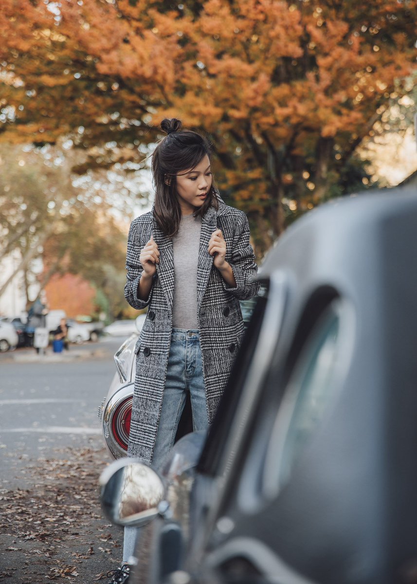 Tsangtastic's tweet photo. Favorite long plaid coat – https://t.co/zfCnIuArbG https://t.co/f9cvjHzLnP