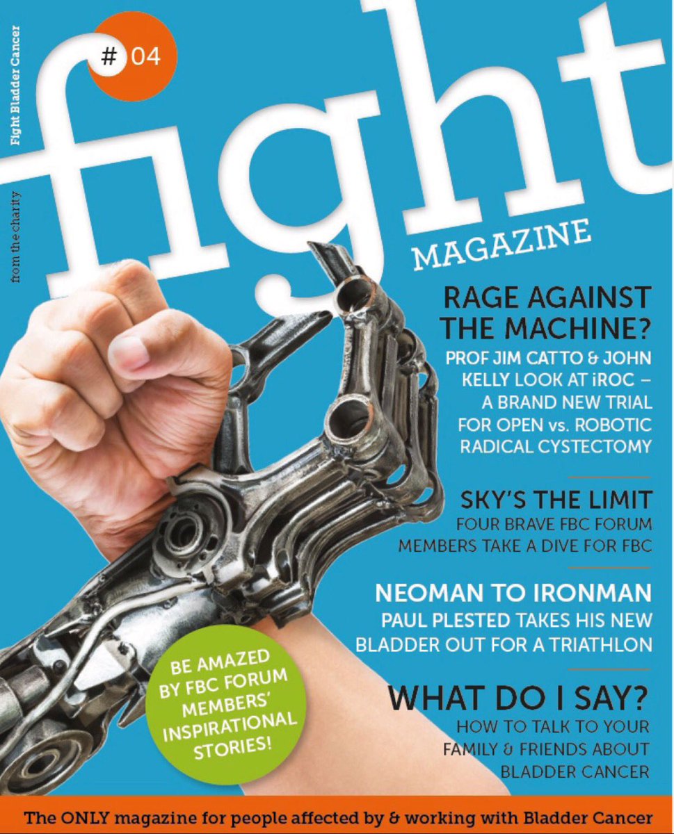BladderCancerUK's tweet photo. Great article by @One_Angry_Chef in our latest FIGHT magazine #qualityofevidence https://t.co/DUzGT3PwNN