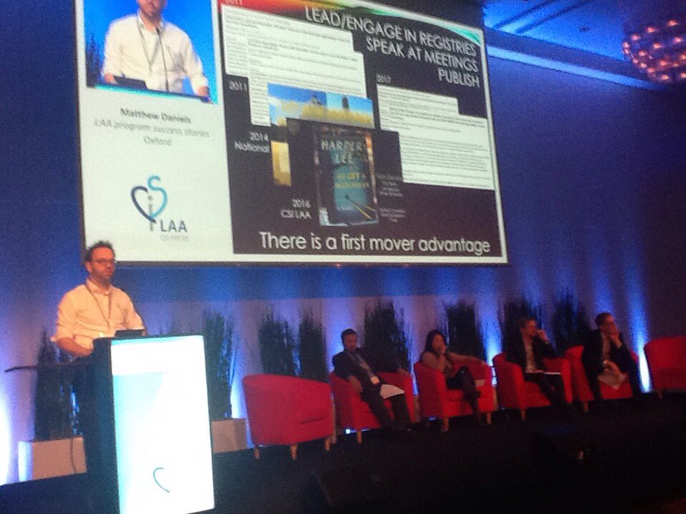 CSIcongress's tweet photo. Matthew Daniels on building your LAA closure program. Lead and engage your collegues. And on a cloud that looks like the UK and a LAA ... To close or not to close? #csilaa17 https://t.co/jgttok2Vt6