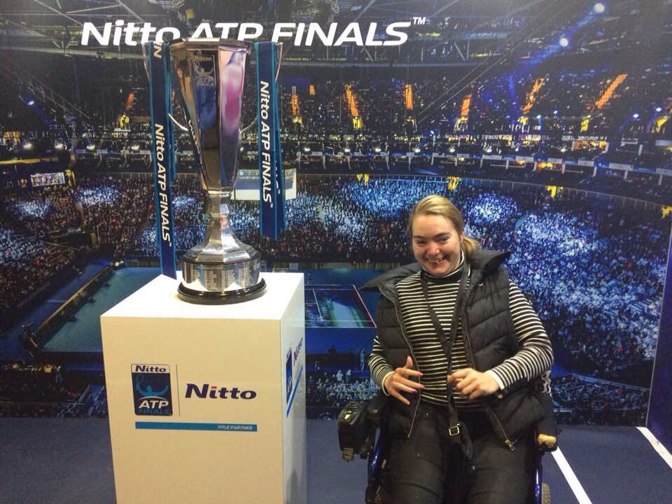 LaraSturgis's tweet photo. Great day at the #NittoATPFinals picture with the trophy 🏆🏆🏆🏆 https://t.co/5PIFZaghKf