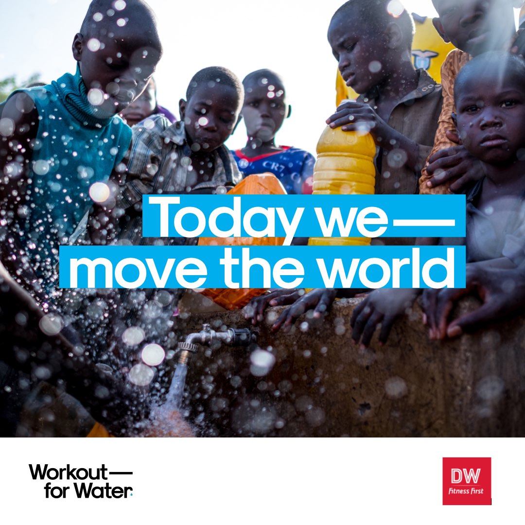 Today’s the day we Workout for Water and help <a href="/UNICEF/">UNICEF</a> bring clean, safe water to thousands of people around the world! Good luck to everyone taking part #WorkoutForWater