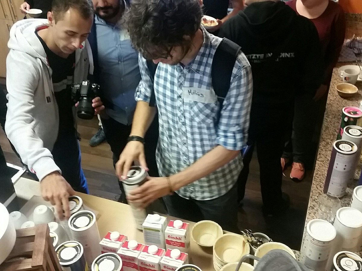 ClemensHuebner's tweet image. Lecker Müsli von @mymuesli beim #swec17