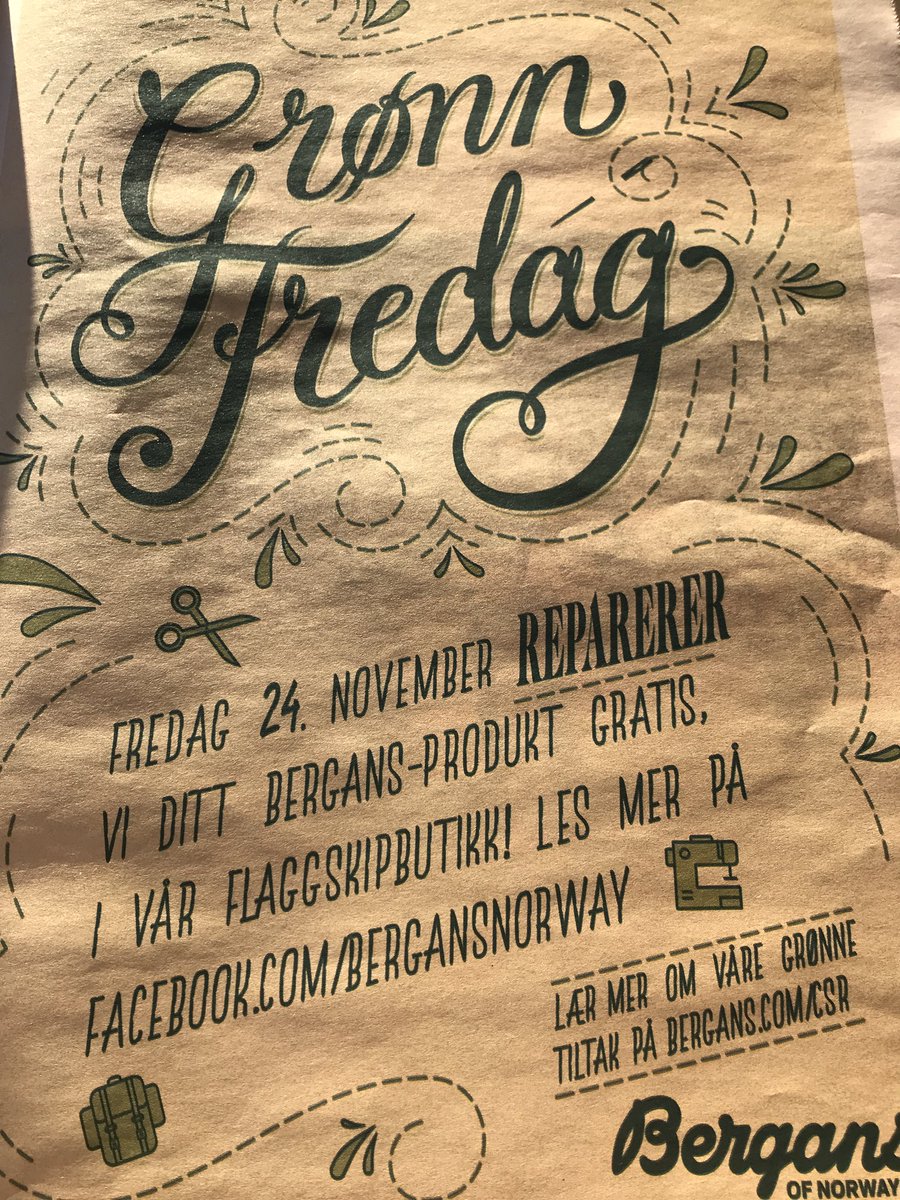 nancyastrand's tweet photo. Veldig bra kampanje fra #bergans #reparere #langlevetid #sirkulærøkonomi #grønnfredag https://t.co/5ypcUY4mnb