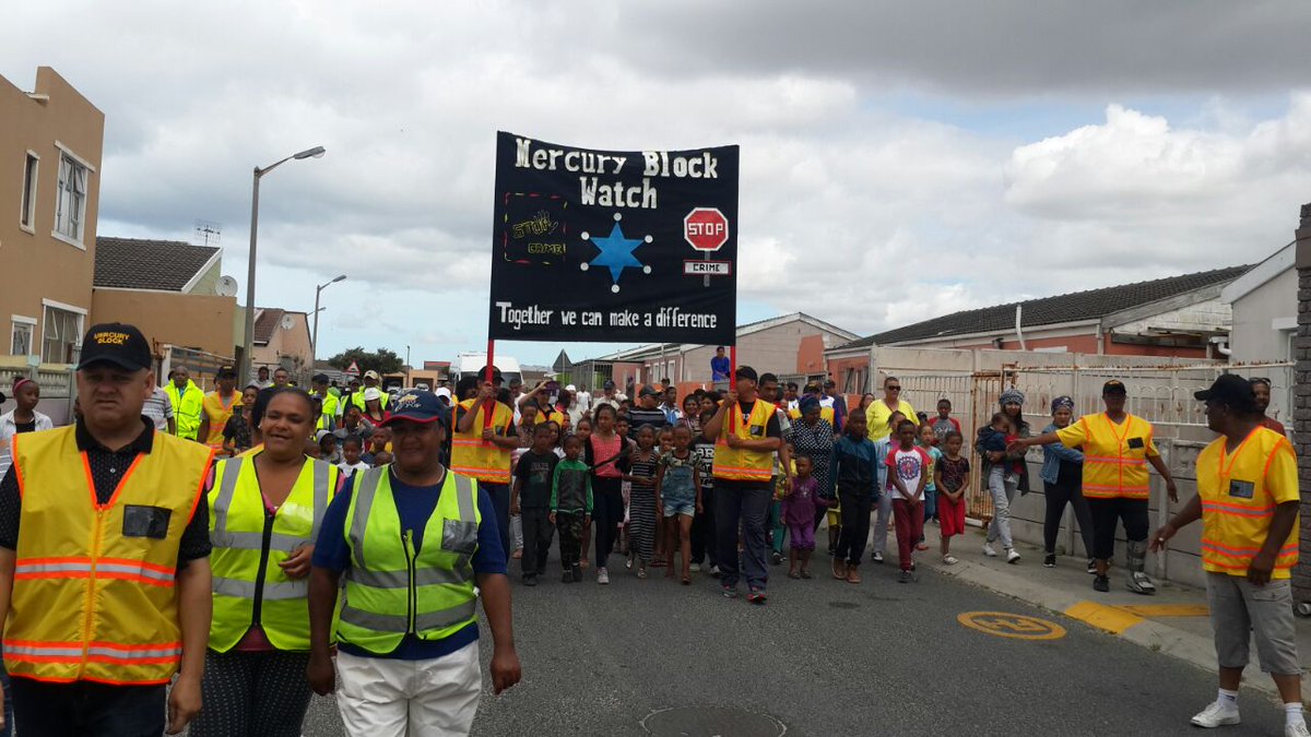 mplaincpf's tweet image. marching against crime in rocklands and launch of a block comitte @MbalulaFikile @Abramjee