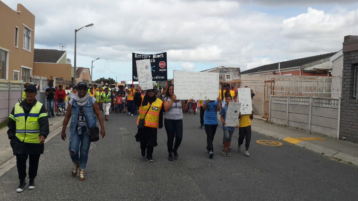 mplaincpf's tweet image. marching against crime in rocklands and launch of a block comitte @MbalulaFikile @Abramjee
