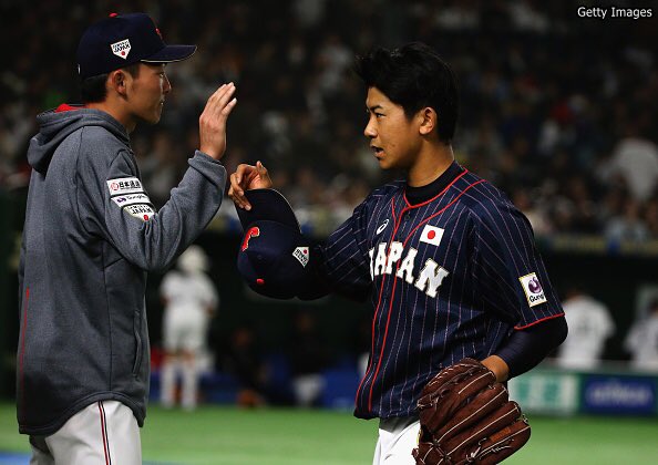 WorldBaseball9's tweet photo. #NPB #WBSC #APBL #プロ野球 
#アジアプロ野球チャンピオンシップ 
#侍JAPAN #横浜DeNAベイスターズ 
#今永昇太 #これぞ匠の技 #野球好き 
#稲葉JAPAN 

【初代表 今永昇太 6回12K 無失点】

今日のピックアップは
台湾打線を6回12K無失点に抑えて
決勝進出に貢献した 
侍JAPAN 若きエース 今永昇太 👍 https://t.co/2CXTppmnCe