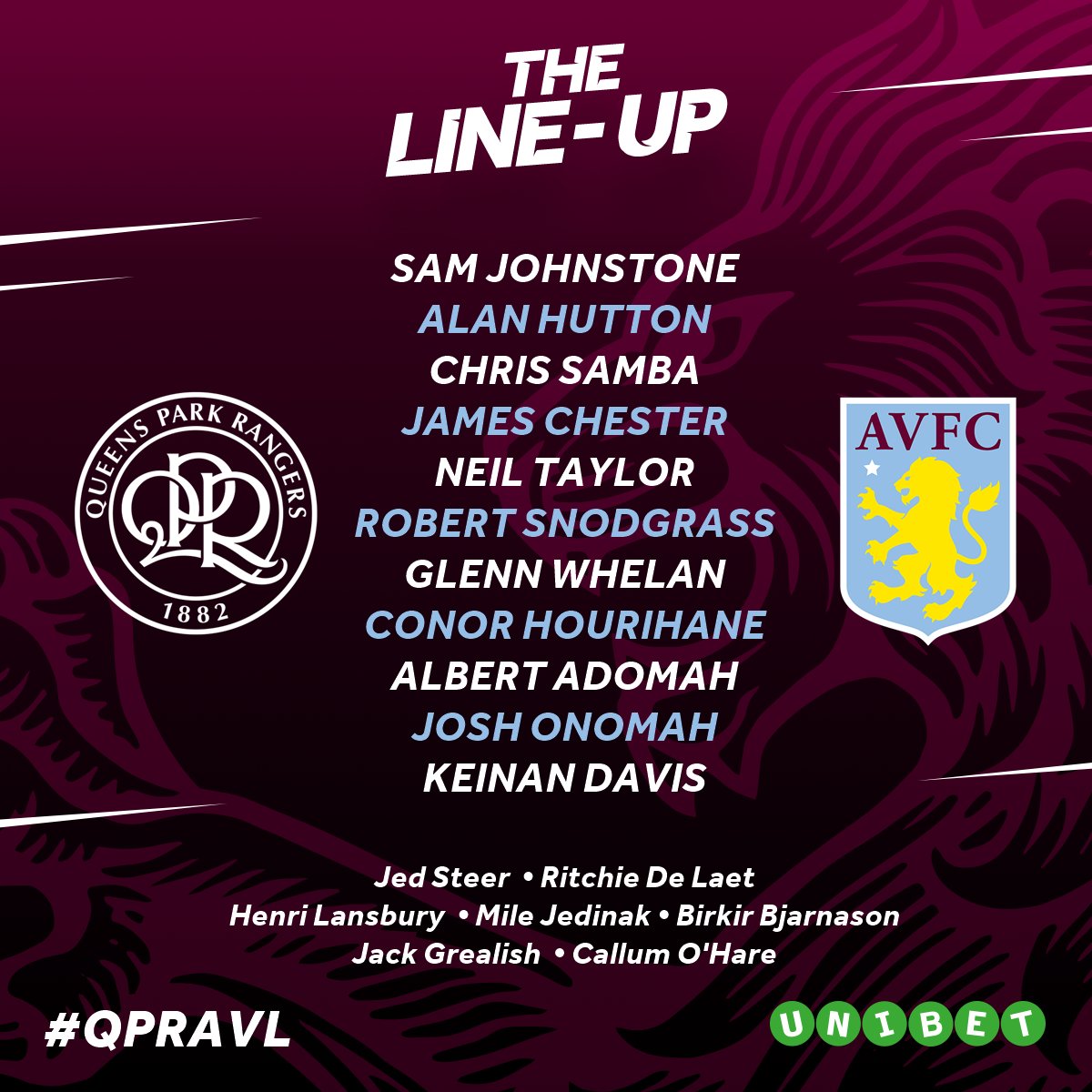 QPR vs Aston Villa match thread DO62TlcXcAA5V2T