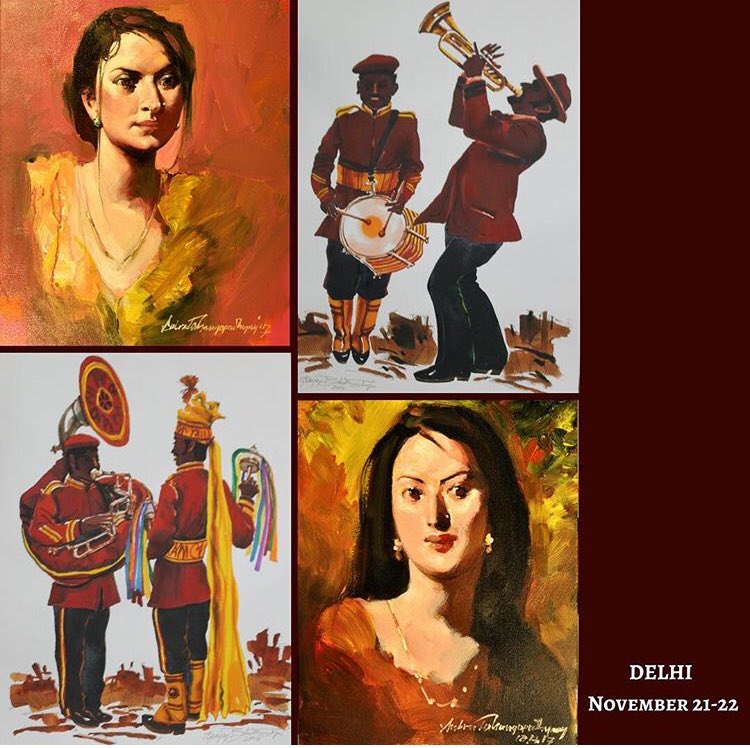lal_gunjan's tweet photo. Premium Art Show – Delhi, November 21-22 @AllianceFrancaise #ArtForConcern #ArtForCause #contemporaryartists #indianartists 
#SanjayBhattacharya #SubrataGangopadhyay #SaktiBurman https://t.co/iiOiiDLtaq